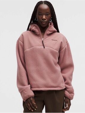 Lululemon High-Pile Fleece Hooded Half Zip
Red Clay / Red Clay / Sequoia